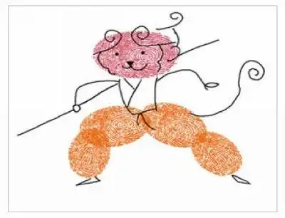 猴子手指画图集