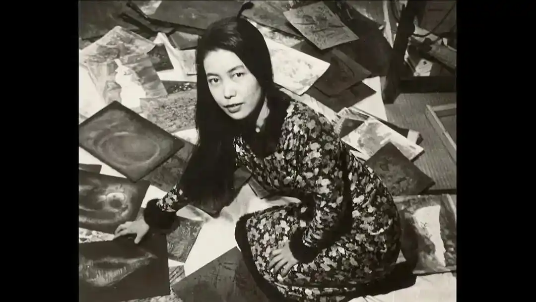 年轻时候的草间弥生