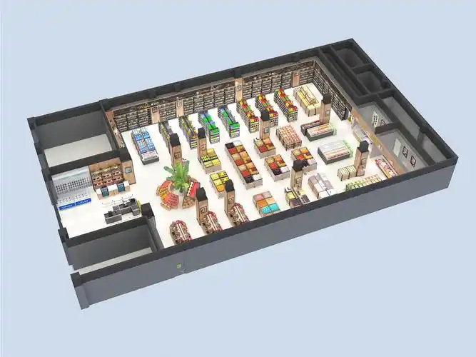 作品| 生鲜微超 ——° 阳光超市>