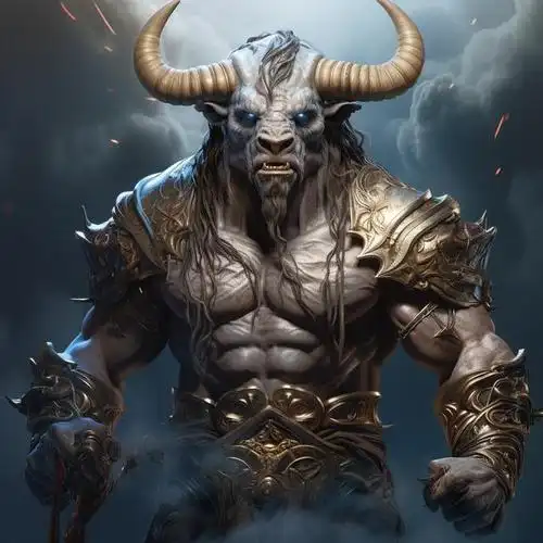 牛魔王,又称白牛大王,是我国古代神话传说中的异兽,蕴含着自然与原始