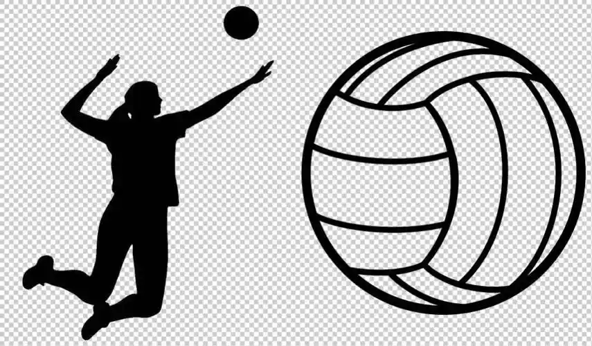 排球简笔画 打排球简笔画