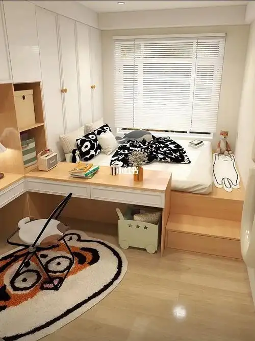 10平米高颜值榻榻米卧室05