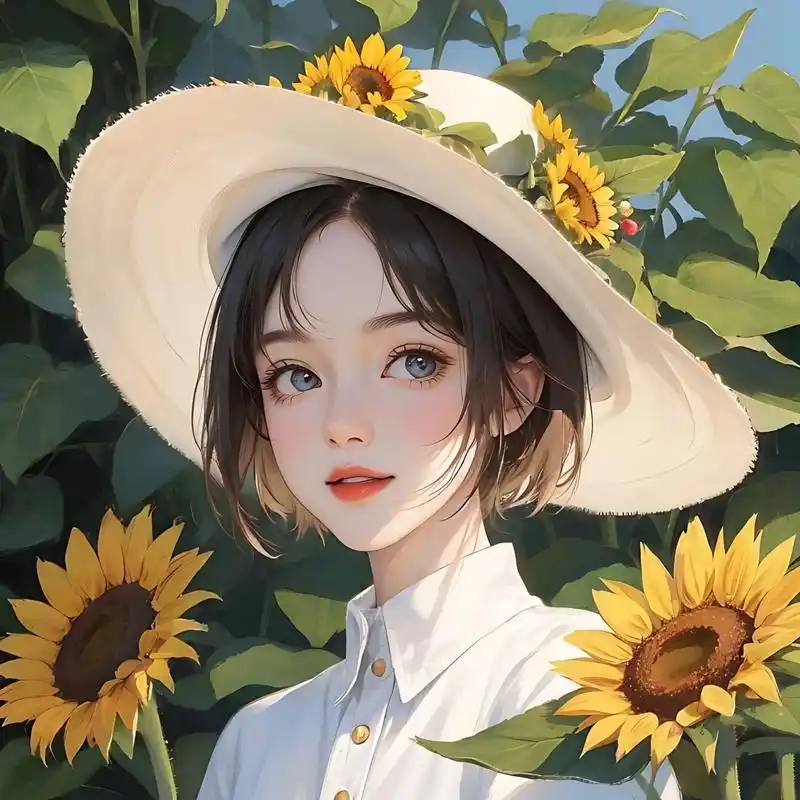 向日葵女孩:热爱漫无边际,生活自有分寸 #ai共创计划