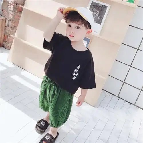 宝宝可爱衣服夏男