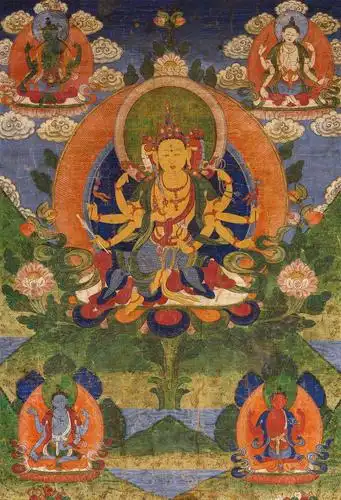 【18-19世纪 大随求佛母唐卡】拍卖品_图片_价格