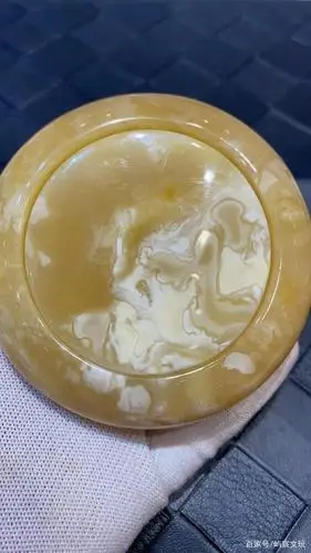 "搅拌纹"精品俄料蜜蜡手镯