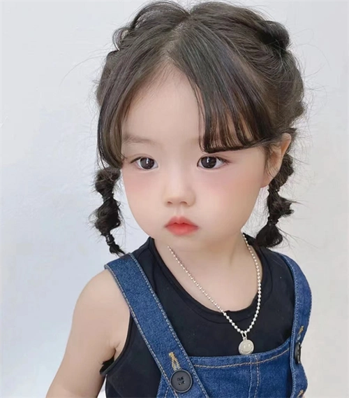 2-7岁小女孩扎发 蝴蝶结,猫耳,爱心扎发效果图