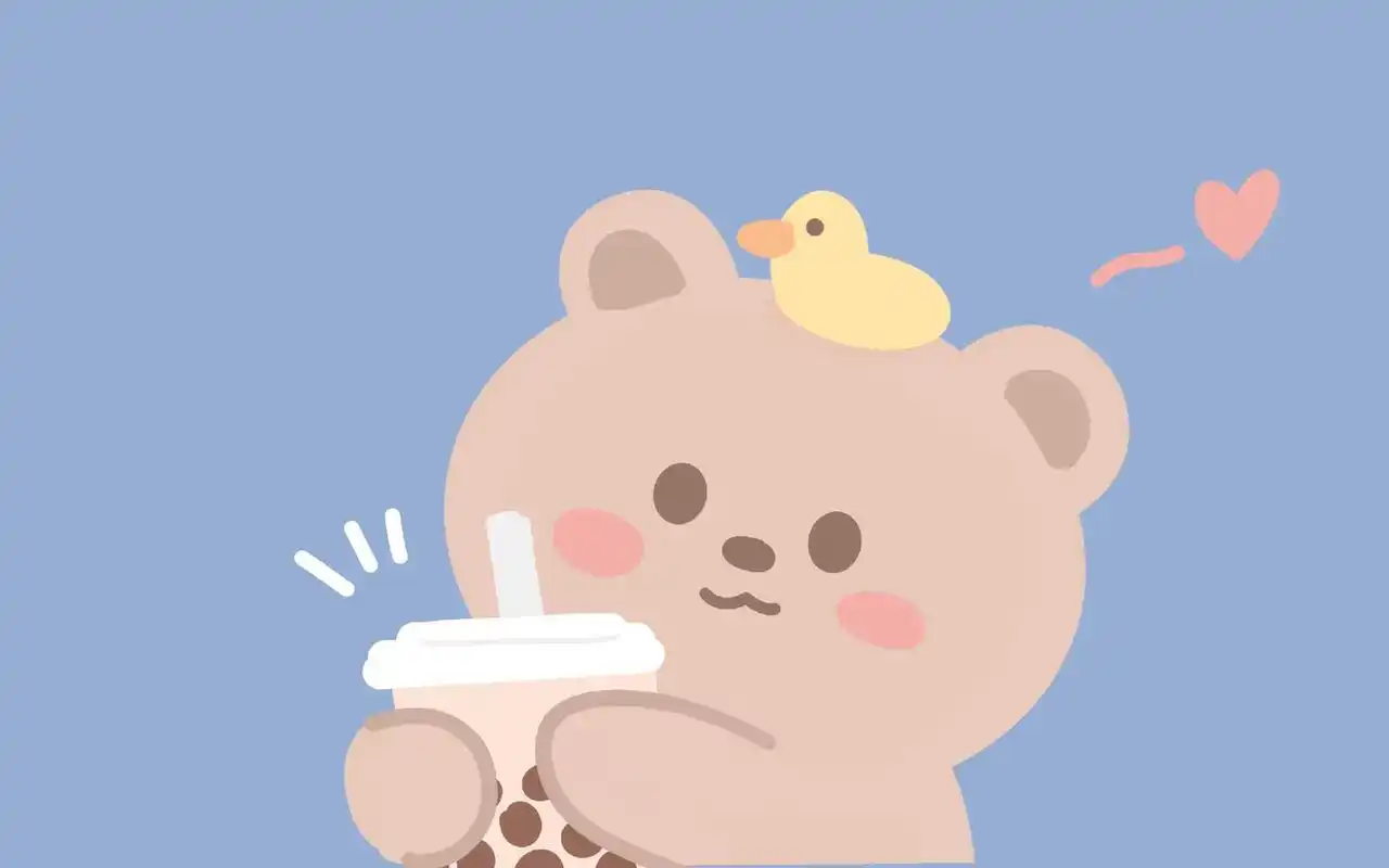 来画小熊壁纸吧,超可爱的!临 - 抖音