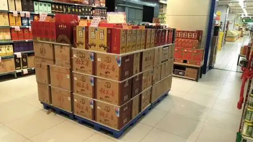 金色港湾酒水陈列