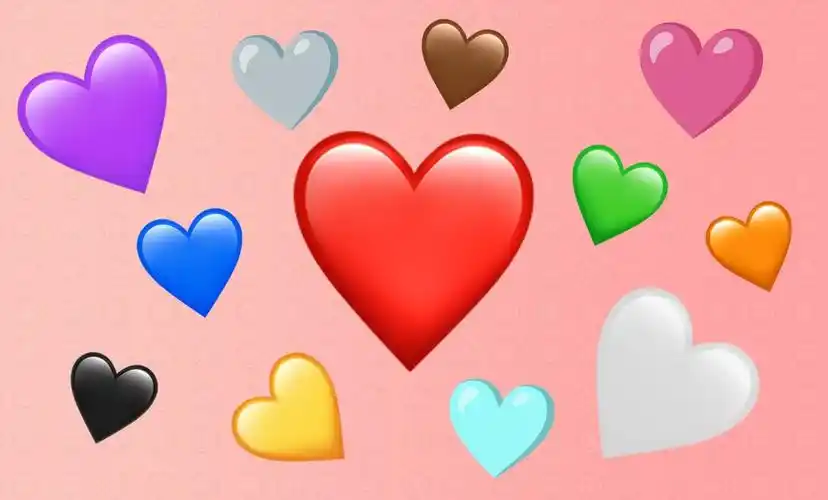 78心形emoji的颜色不同,含义也不同哦!
