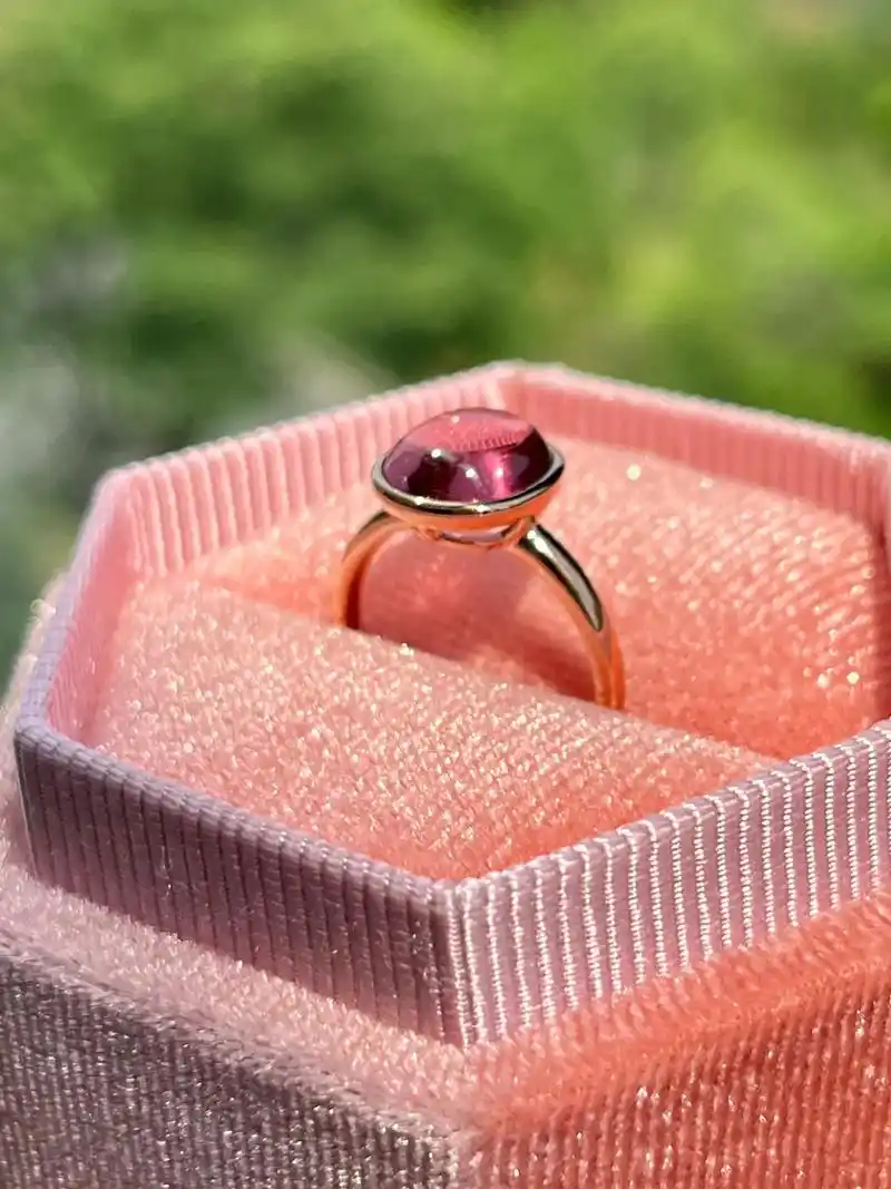 素面粉色碧玺,3克拉多, - 抖音