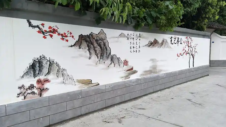 新农村墙绘,乡村文化墙,社区墙绘,农村墙绘,文化墙