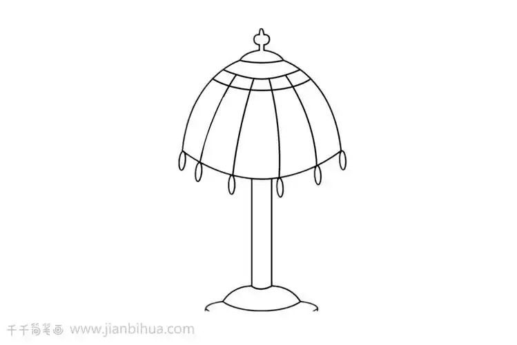 落地灯简笔画