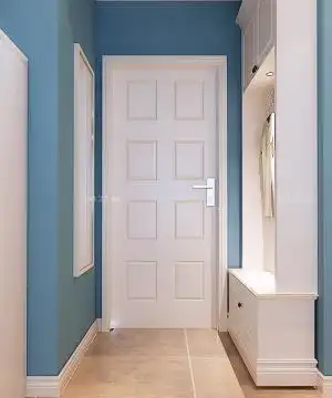 玄关白色门框装修效果图片大全