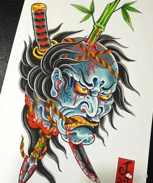 「日式鬼怪」美成这样有点太过分……_纹身百科 - 纹身大咖