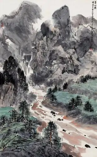 求赐亚明山水画墨宝记