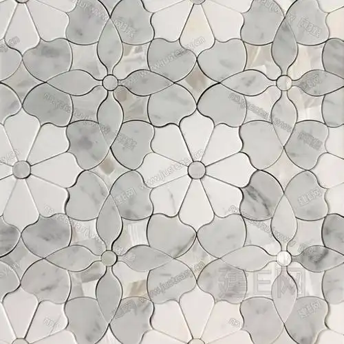白灰色小花马赛克贴图_贴图下载_贴图免费下载_建e室内设计网