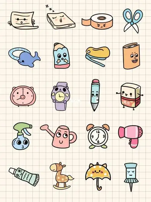 用品简笔画简笔画非常简单的日常小物品简笔画图片小朋友可以画超超