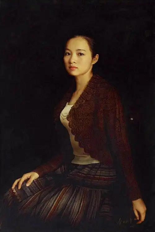 中国人物肖像油画欣赏十四