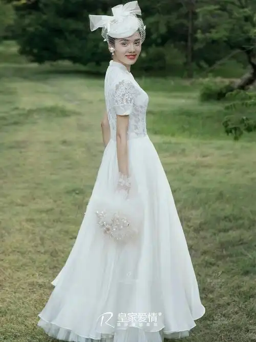 婚纱照中的你们/喜欢清新法式ins风的森系新娘不妨拍一组视觉效果拉满