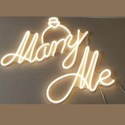 霓虹灯发光字母happybirthday生日快乐marryme婚庆广告牌