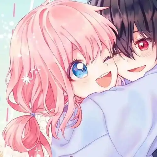 萌系情侣头像,偏可爱风格,适合萌新