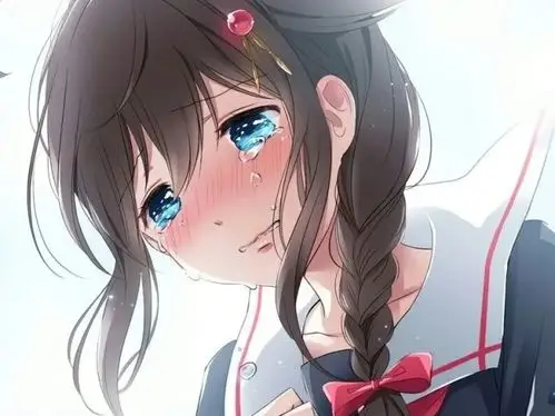 动漫头像丨美女哭泣