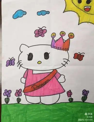 徐可函(六岁)的儿童画创作