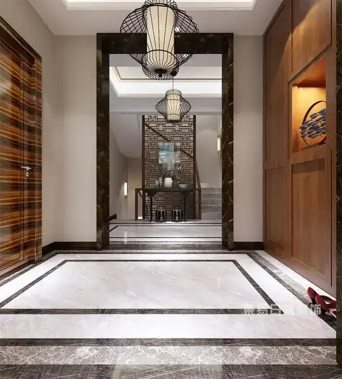 自建别墅300㎡新中式风装修设计