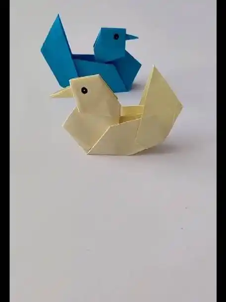小鸭子折纸 "折纸教程