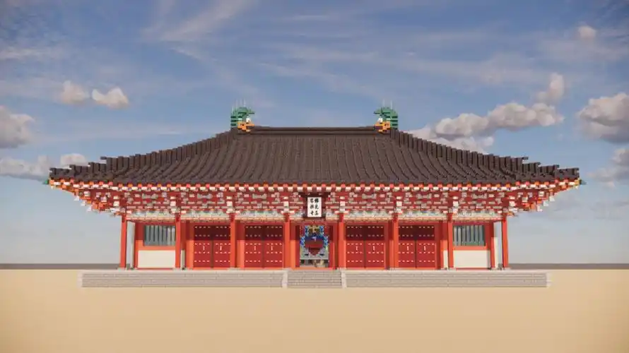 古建筑  #大唐  #唐代建筑  #佛光寺  #建筑  #我的世界建筑  #建筑