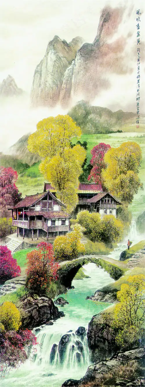 山水风景装饰画