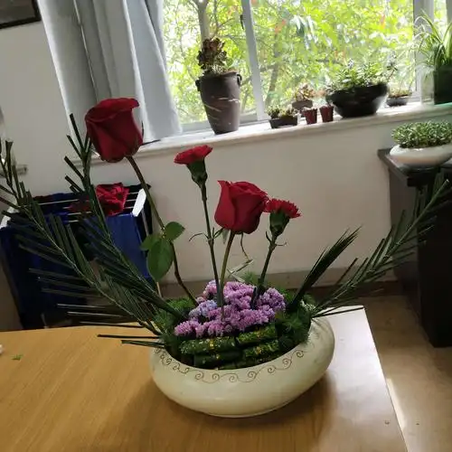 现代插花作品