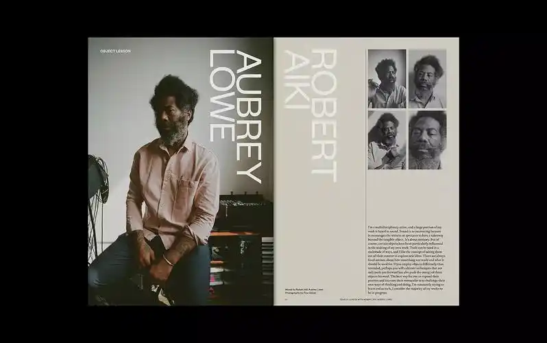 极简风格creativevoyage杂志版式设计