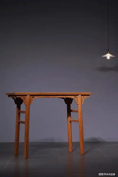 明式经典器物,瓜棱平头小条案,红木家具