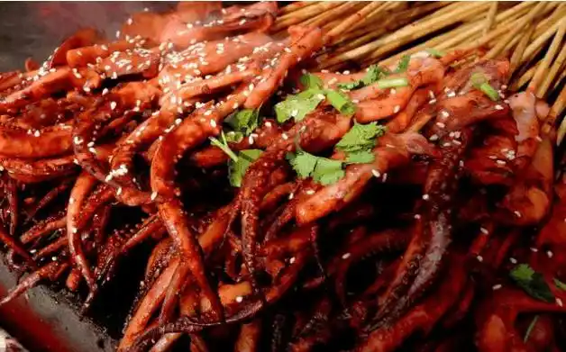 大连的街头流行小吃铁板鱿鱼,五星级大厨私藏的秘制配方!