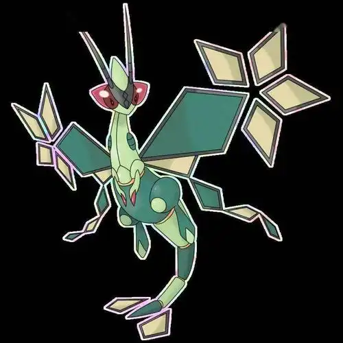 原来官方曾经是想过为沙漠蜻蜓设计mega进化形态的!