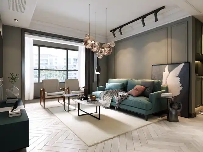 莫兰迪色系北欧风格