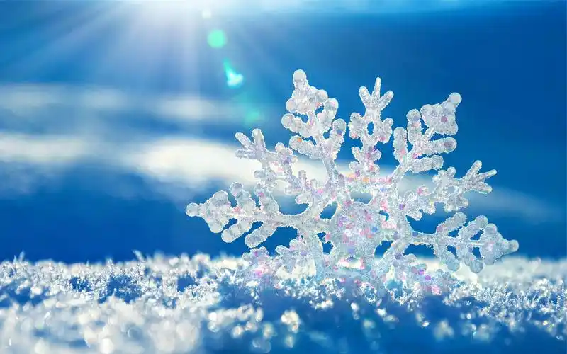 欧美 冰雪奇缘雪花水晶项链 儿童礼物吊坠锁骨链 可定制颜色