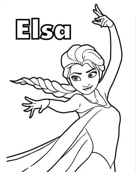 艾莎公主简笔画要视频