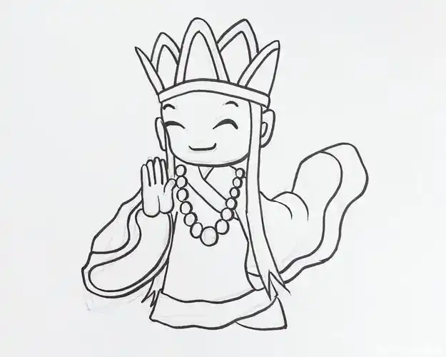 白骨精头像简笔画 简笔画图片大全-蒲城教育文学网