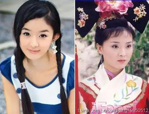 晴儿 赵丽颖vs王艳 晴儿感觉不错,但还是老版的更纯情,和王艳比