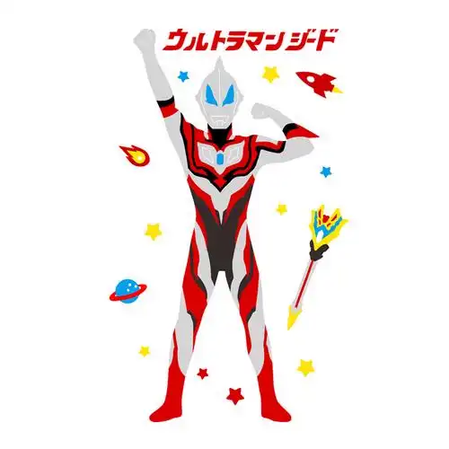 奥特曼贴纸卡通儿童床头卧室墙面装饰男孩房间墙贴