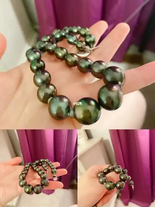 苍蝇绿大溪地巴洛克珍珠