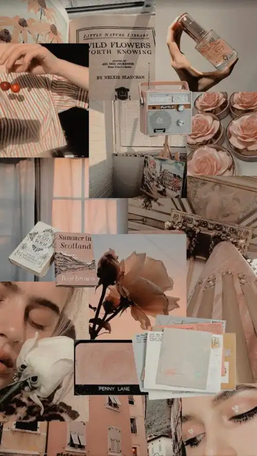 总会有人在远处为你欢呼 cr:@aing小仙女人物壁纸/拼接壁纸/背景图ins