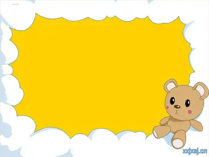 背景图可爱的卡通的ppt