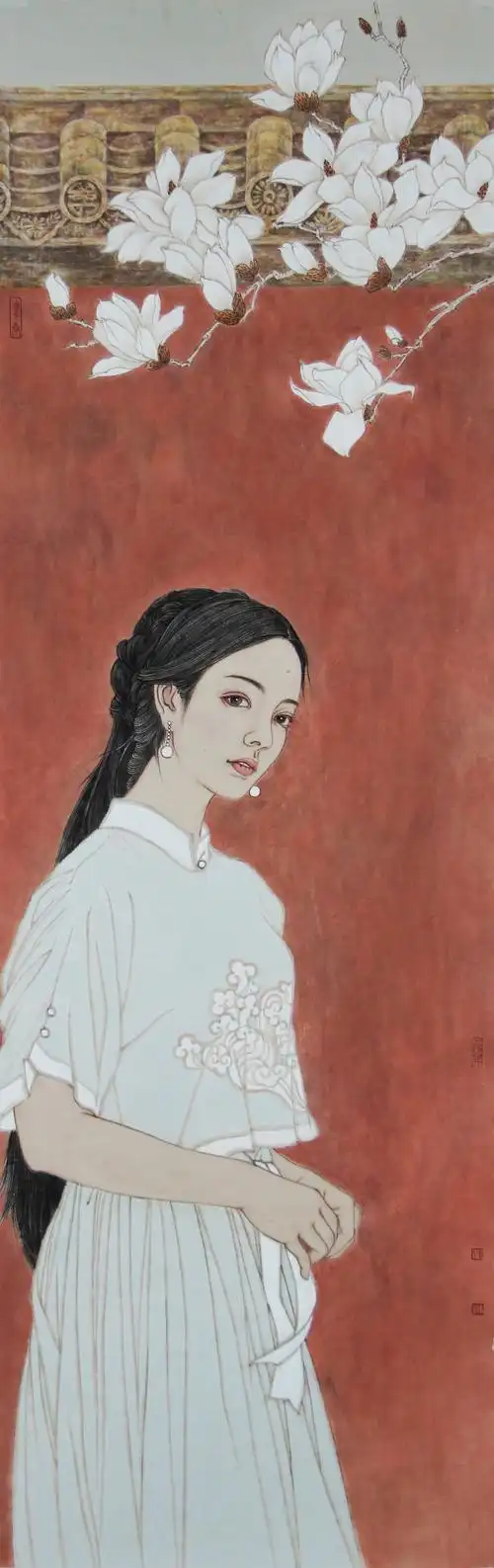 《工笔花卉荷花画法——陈铁生》作品参加安徽大美池州作品展铁岭电视