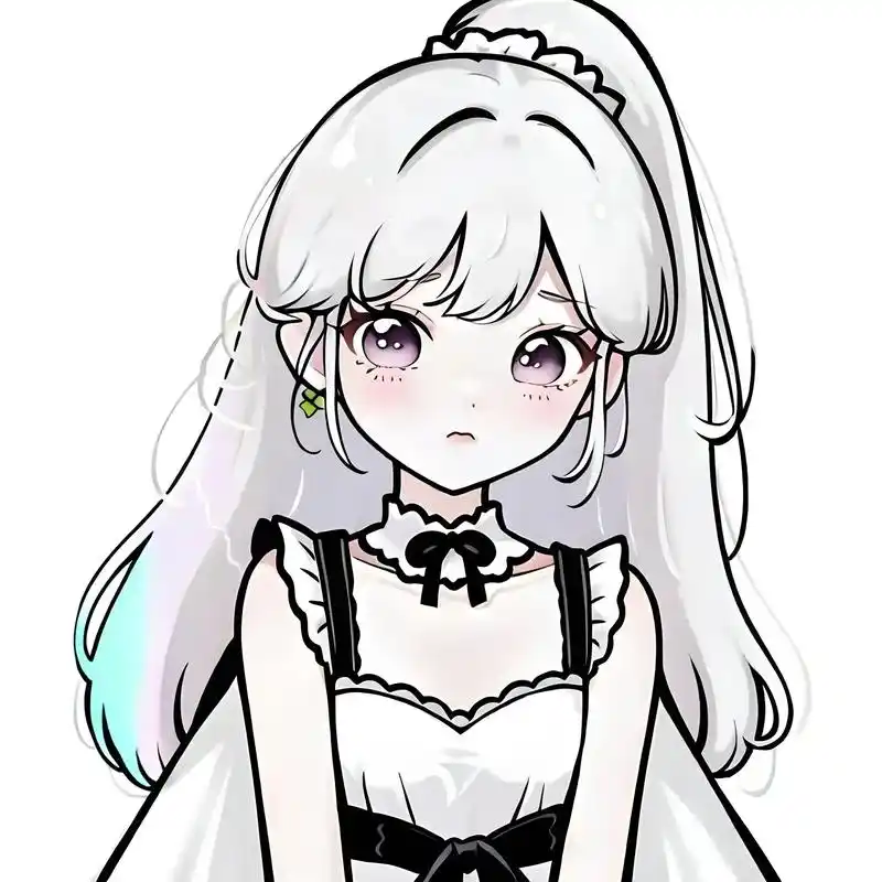 简约头像 #手绘头像 #女生头 - 抖音