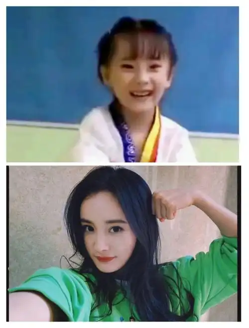 杨幂女儿小糯米正面照疑似曝光,身穿跆拳道服,长相简直一模一样