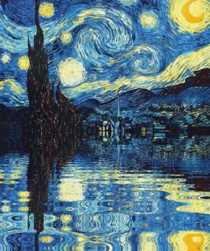 1888】 梵高:夜晚比白昼更活,更热烈 【3. 罗纳河上的星夜.